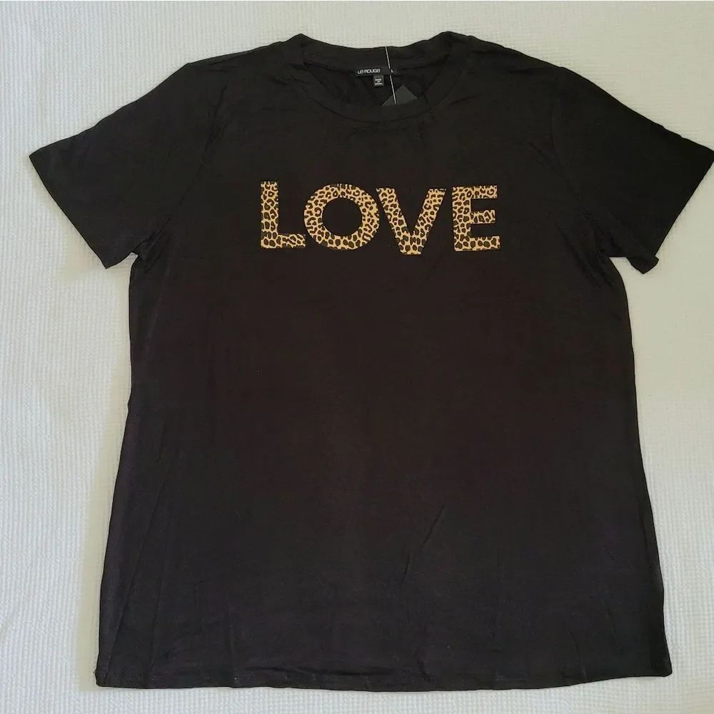 Le Rouge Leopard🐆 "LOVE"❤ Tee - Picture 11 of 13